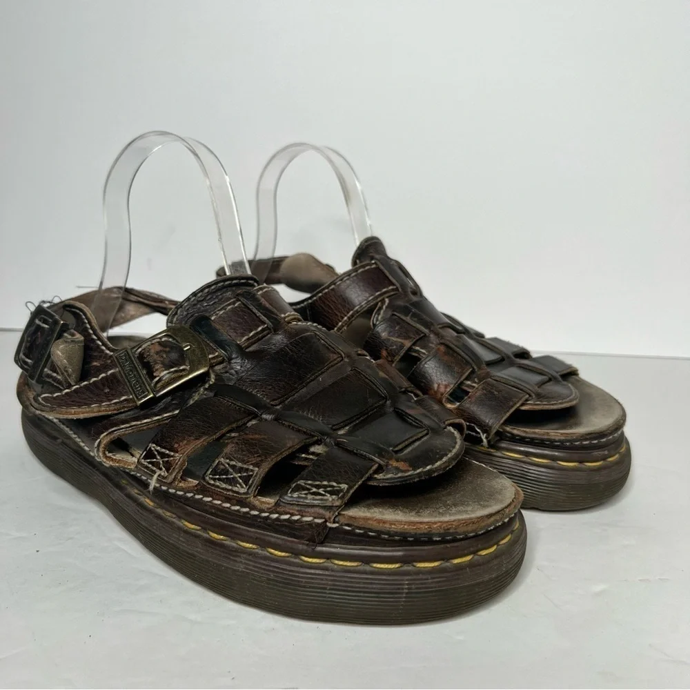Dr. Martens | Shoes | Dr Martens Brown Leather Sandals With  display picture 2